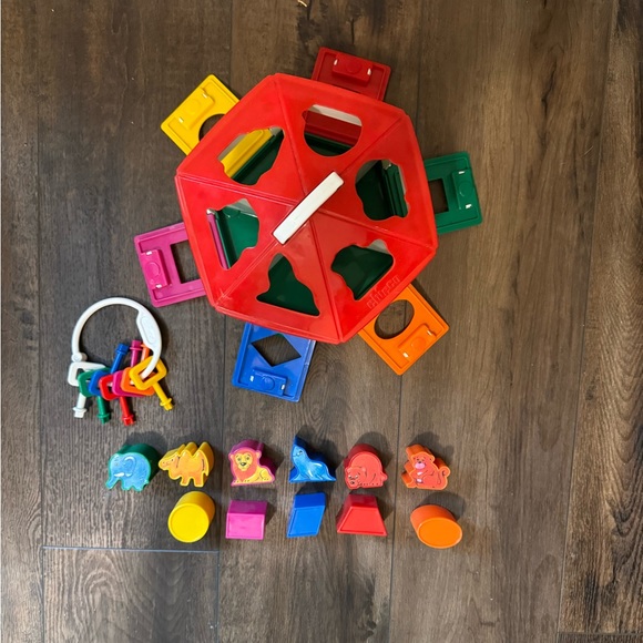 chicco Toys Vintage Chicco Gazoobo Shape Sorter Toy With Keys